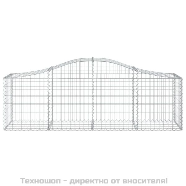 Габионни кошници арка 8 бр 200x50x60/80 см поцинковано желязо