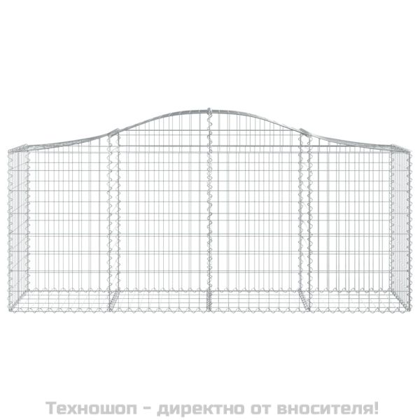 Габионни кошници арка 10 бр 200x50x80/100 см поцинковано желязо