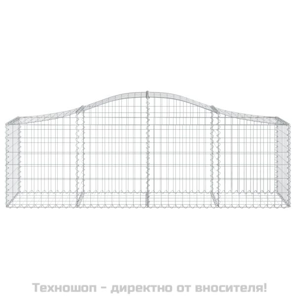 Габионни кошници арка 20 бр 200x50x60/80 см поцинковано желязо