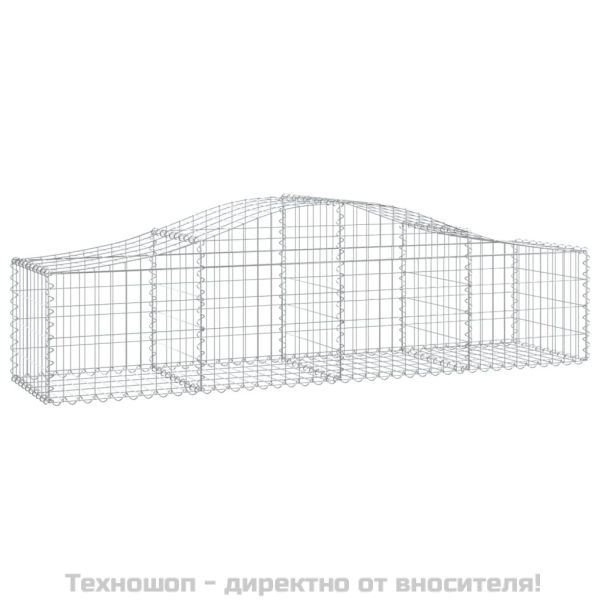 Габионни кошници арка 11 бр 200x50x40/60 см поцинковано желязо