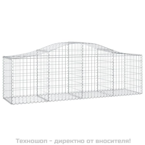 Габионни кошници арка 5 бр 200x50x60/80 см поцинковано желязо