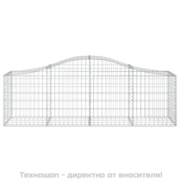 Габионни кошници арка 11 бр 200x50x60/80 см поцинковано желязо