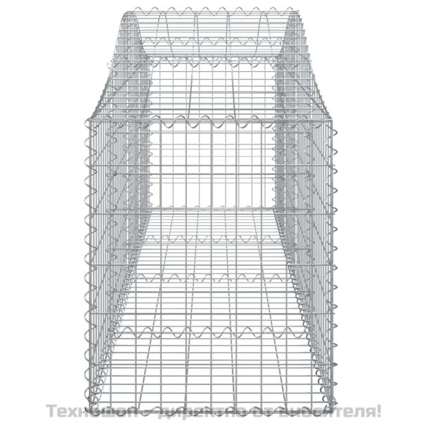 Габионни кошници арка 11 бр 200x50x60/80 см поцинковано желязо