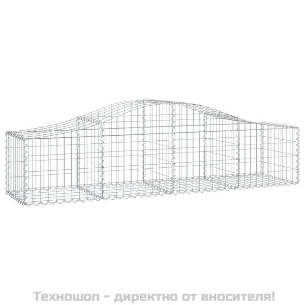 Габионни кошници арка 13 бр 200x50x40/60 см поцинковано желязо