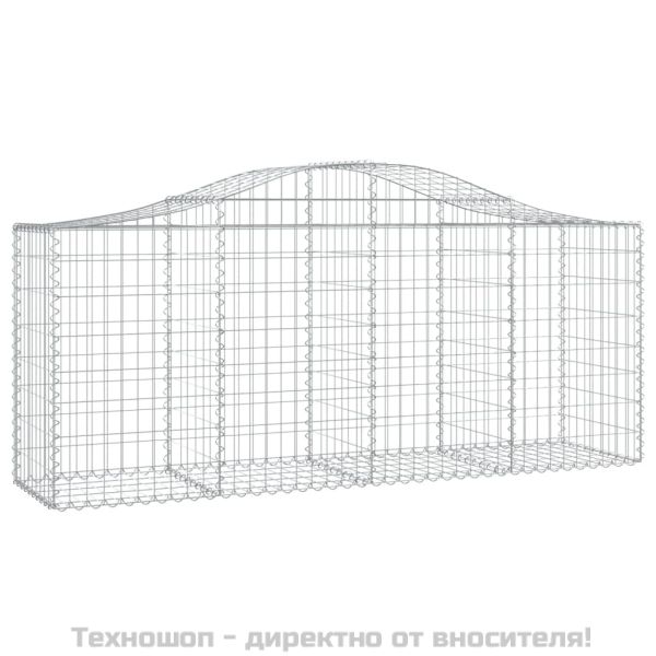 Габионни кошници арка 25 бр 200x50x80/100 см поцинковано желязо