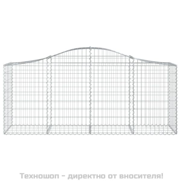 Габионни кошници арка 25 бр 200x50x80/100 см поцинковано желязо