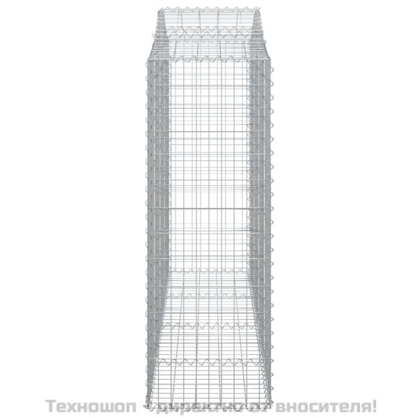 Габионни кошници арка 7 бр 200x50x140/160 см поцинковано желязо