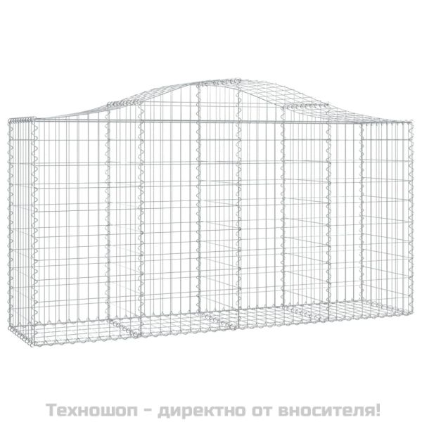Габионни кошници арка 15 бр 200x50x100/120см поцинковано желязо
