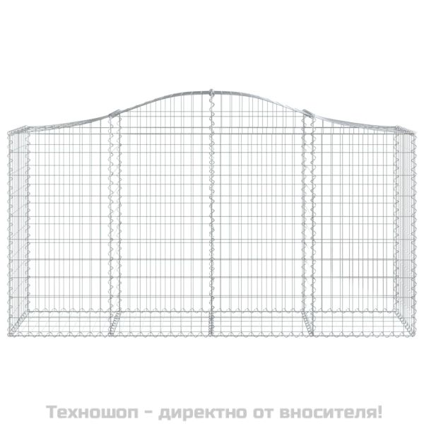 Габионни кошници арка 15 бр 200x50x100/120см поцинковано желязо