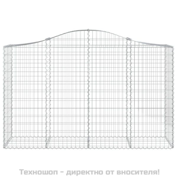 Габионни кошници арка 5 бр 200x50x120/140см поцинковано желязо