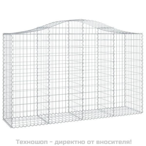 Габионни кошници арка 15 бр 200x50x120/140см поцинковано желязо