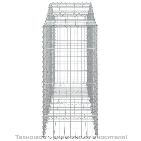 Габионни кошници арка 15 бр 200x50x120/140см поцинковано желязо