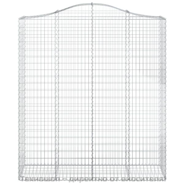 Габионни кошници арка 4 бр 200x50x220/240 см поцинковано желязо