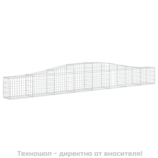 Габионни кошници арка 8 бр 400x30x40/60 см поцинковано желязо