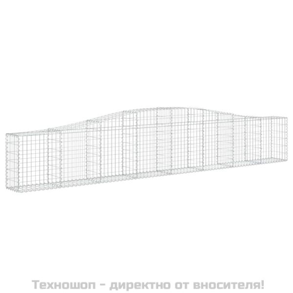 Габионни кошници арка 15 бр 400x30x60/80 см поцинковано желязо