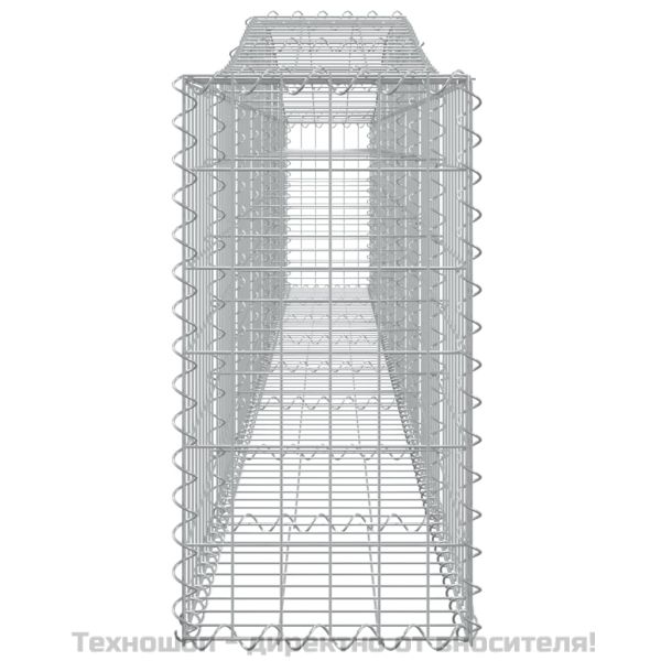 Габионни кошници арка 15 бр 400x30x60/80 см поцинковано желязо