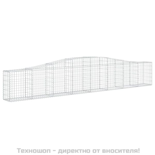 Габионни кошници арка 4 бр 400x30x60/80 см поцинковано желязо