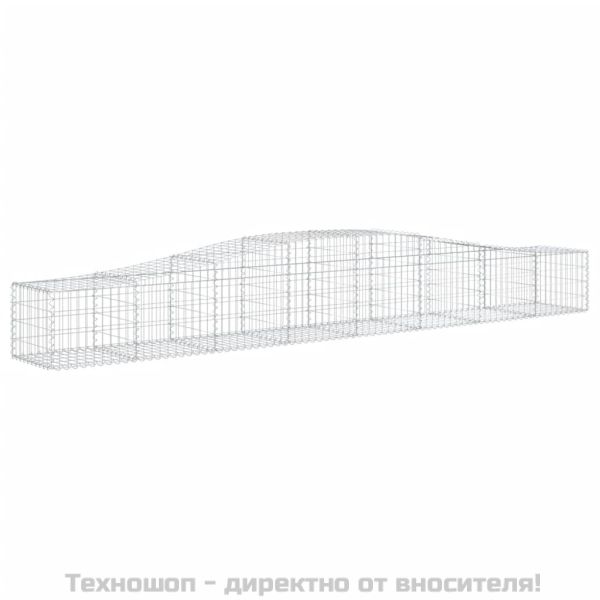 Габионни кошници арка 7 бр 400x50x40/60 см поцинковано желязо