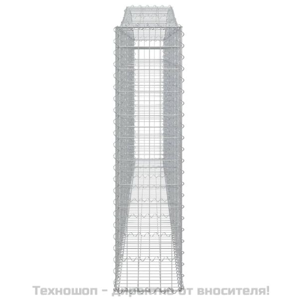 Габионни кошници арка 9 бр 400x30x120/140 см поцинковано желязо