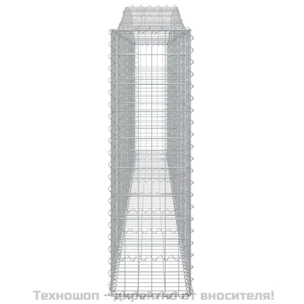 Габионни кошници арка 8 бр 400x30x100/120 см поцинковано желязо