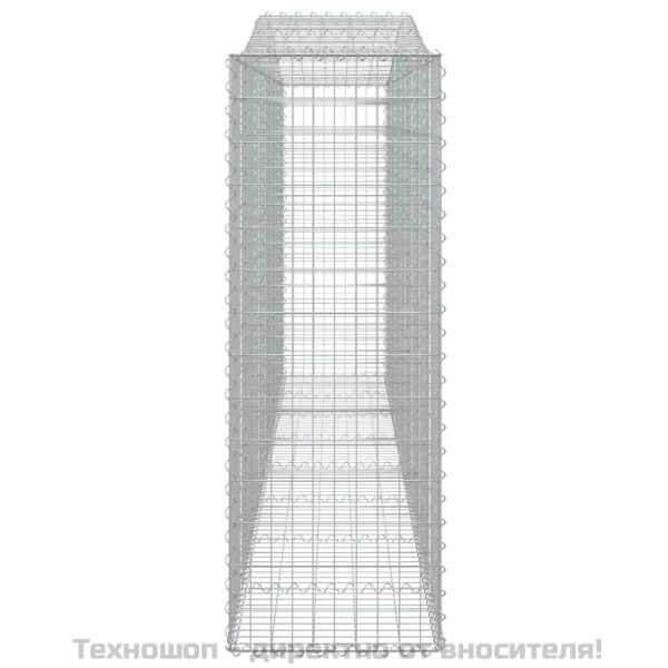 Габионни кошници арка 3 бр 400x50x140/160 см поцинковано желязо