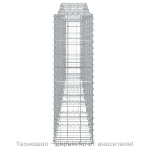 Габионни кошници арка 7 бр 400x30x100/120 см поцинковано желязо