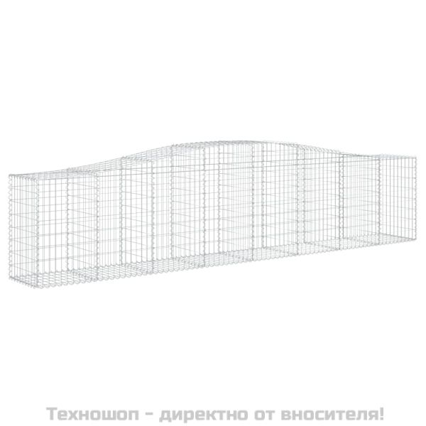 Габионни кошници арка 7 бр 400x50x80/100 см поцинковано желязо