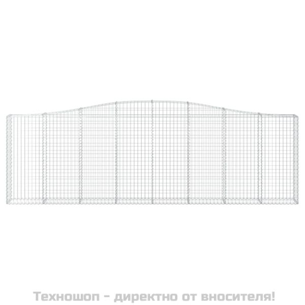 Габионни кошници арка 3 бр 400x30x120/140см поцинковано желязо