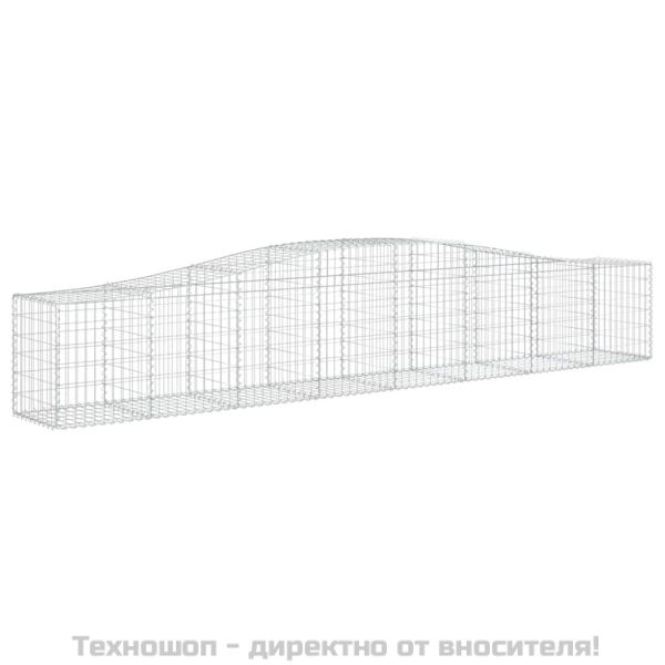 Габионни кошници арка 9 бр 400x50x60/80 см поцинковано желязо