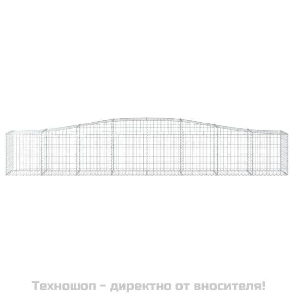 Габионни кошници арка 9 бр 400x50x60/80 см поцинковано желязо