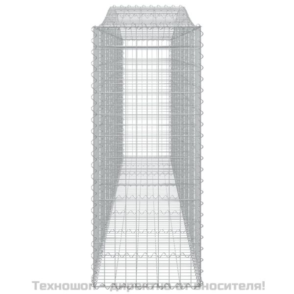 Габионни кошници арка 2 бр 400x50x120/140см поцинковано желязо
