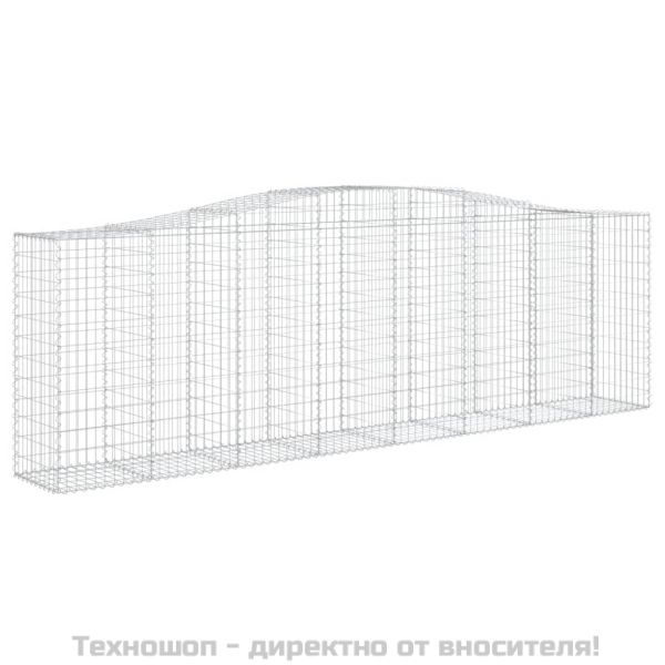 Габионни кошници арка 4 бр 400x50x120/140см поцинковано желязо