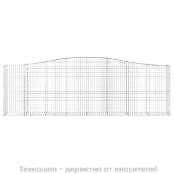 Габионни кошници арка 4 бр 400x50x120/140см поцинковано желязо