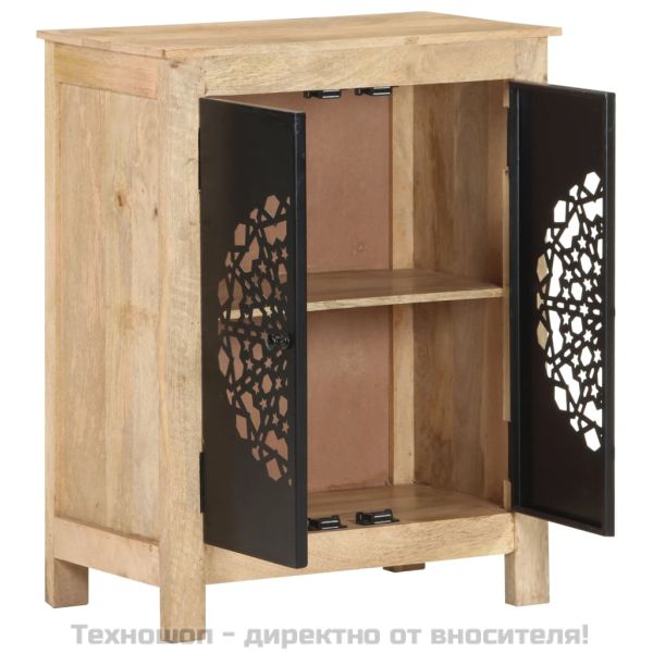 Сайдборд, 60x35x75 см, мангово дърво масив