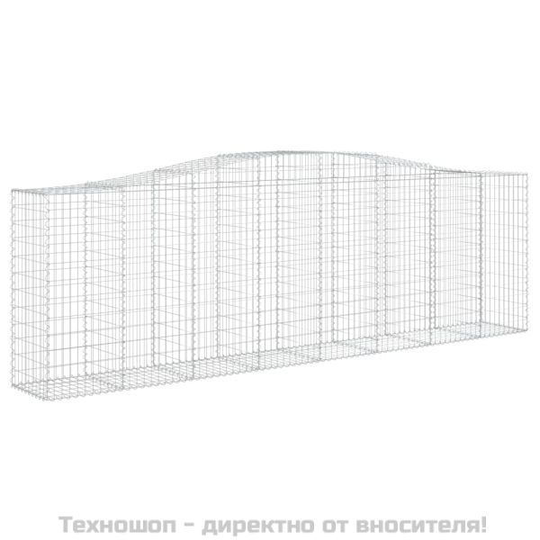 Габионни кошници арка 7 бр 400x50x120/140 см поцинковано желязо