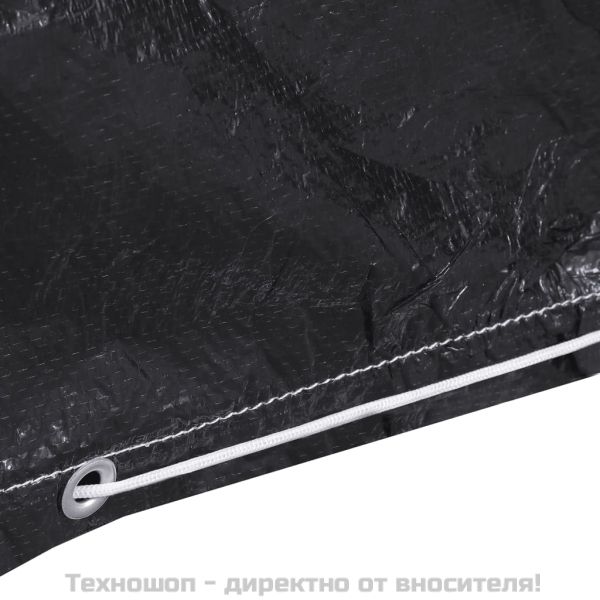 Покривала за градински мебели 2 бр 6 капси 160x80x75 см