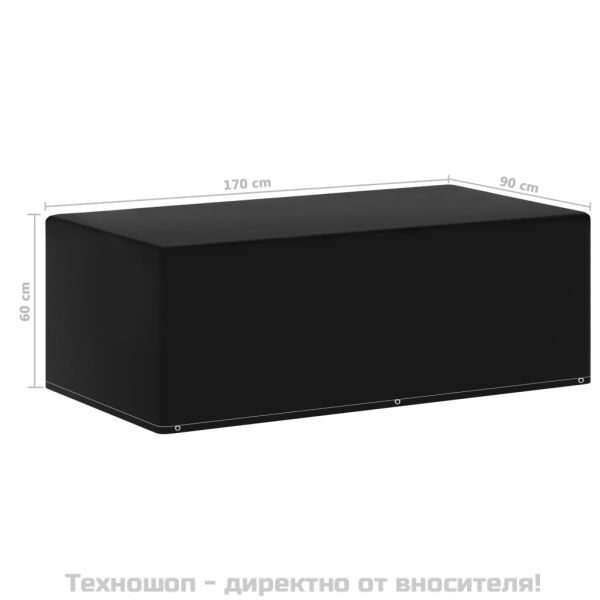 Градинско покривало 6 капси за газови барбекюта 170x90x60 см