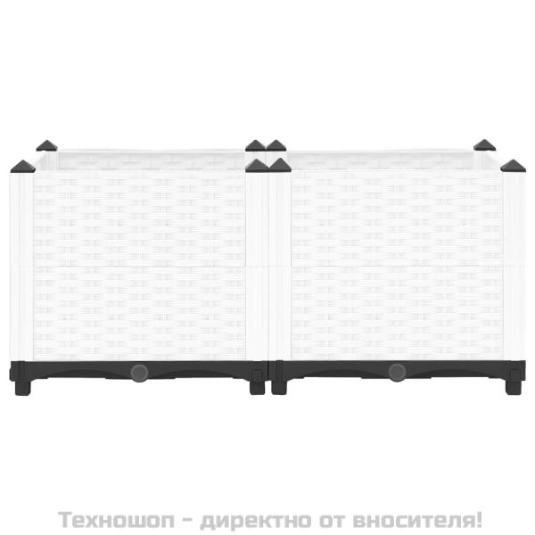 Повдигната леха, 80x40x38 см, полипропилен