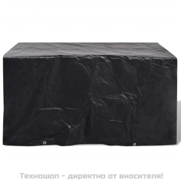 Покривало за градински мебели 8 капси 180x70x90 см