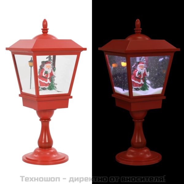 Коледна пиедестална лампа с Дядо Коледа, 64 см, LED