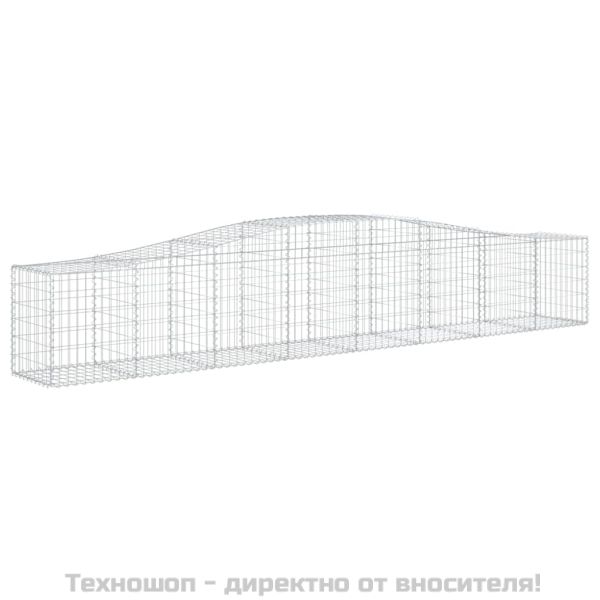 Габионни кошници арка 10 бр 400x50x60/80 см поцинковано желязо
