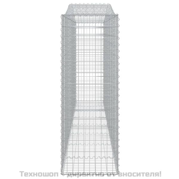 Габионни кошници арка 9 бр 400x50x140/160 см поцинковано желязо