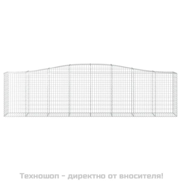 Габионни кошници арка 15 бр 400x50x100/120см поцинковано желязо