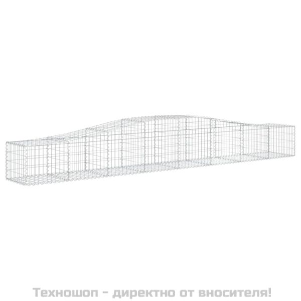Габионни кошници арка 25 бр 400x50x40/60 см поцинковано желязо
