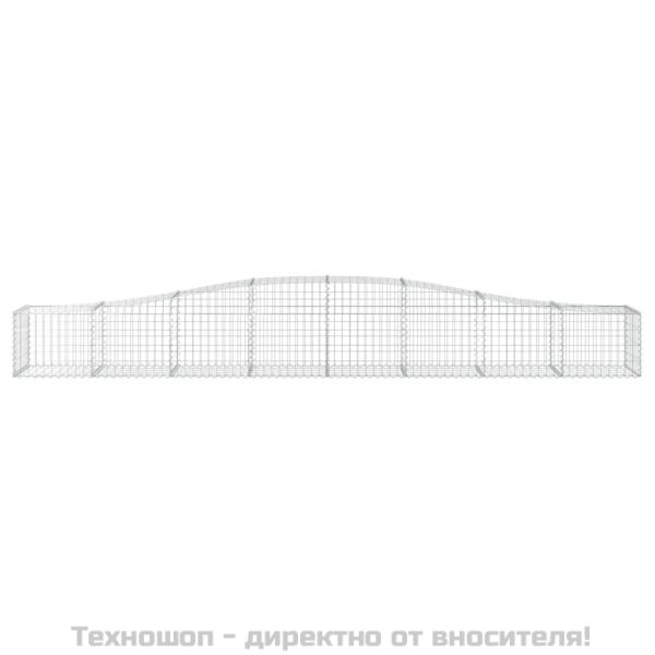 Габионни кошници арка 25 бр 400x50x40/60 см поцинковано желязо