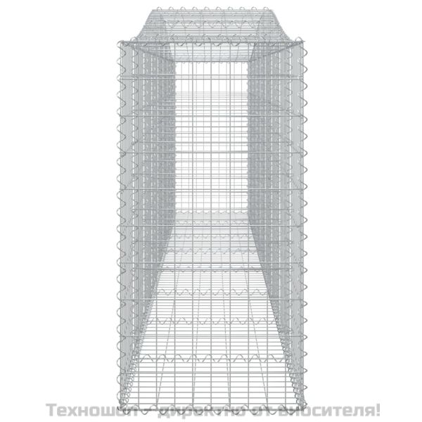 Габионни кошници арка 6 бр 400x50x100/120 см поцинковано желязо