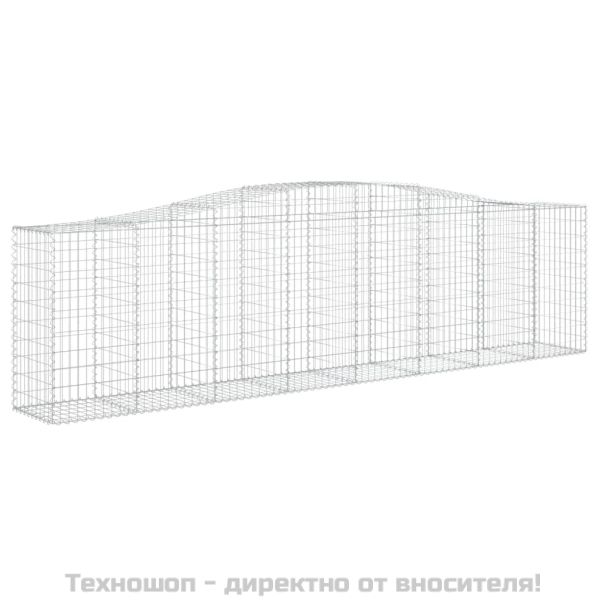 Габионни кошници арка 7 бр 400x50x100/120 см поцинковано желязо