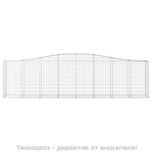 Габионни кошници арка 7 бр 400x50x100/120 см поцинковано желязо