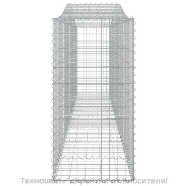 Габионни кошници арка 3 бр 400x50x100/120 см поцинковано желязо