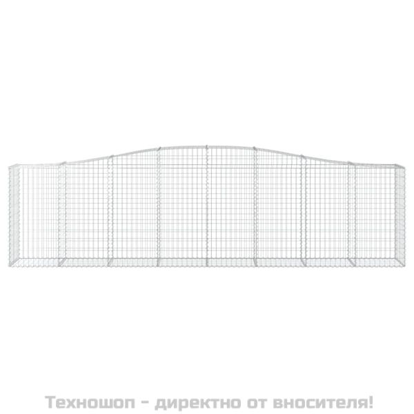 Габионни кошници арка 10 бр 400x50x100/120см поцинковано желязо